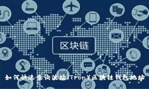如何快速查询波场（Tron）区块链钱包地址