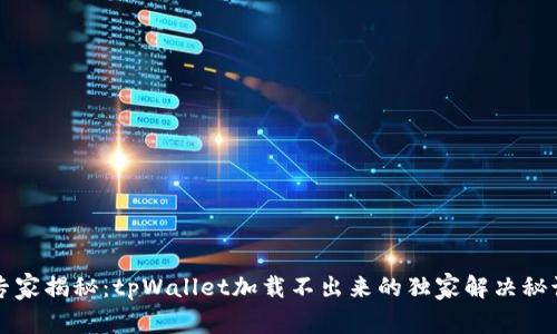 专家揭秘：tpWallet加载不出来的独家解决秘诀